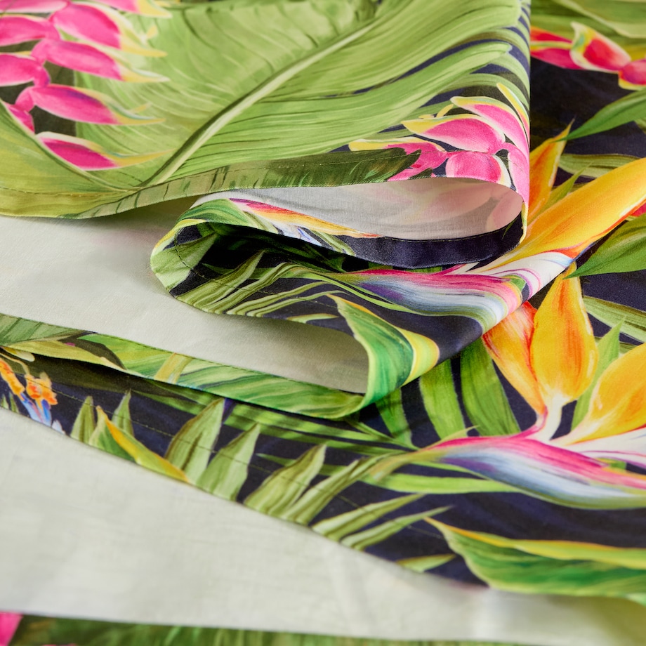 Bieżnik z nadrukiem Pasaro 35x180 cm z motywem tropikalnym