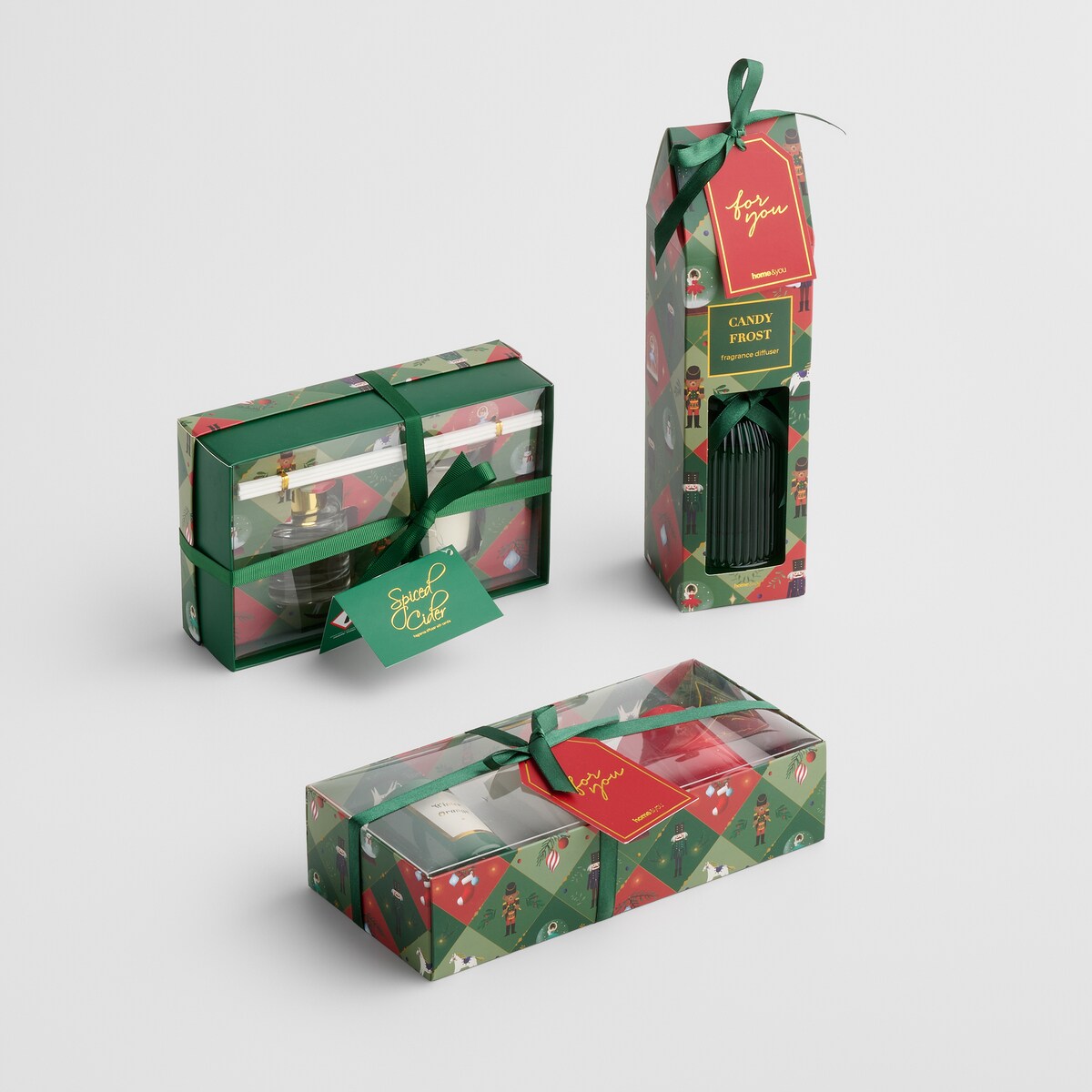 Komplet Świec Zapachowych Nutpatcher z motywem dziadka do orzechów