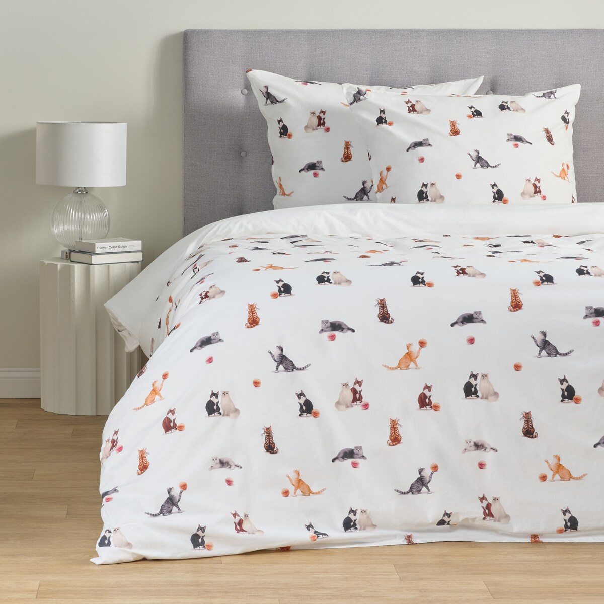 Pościel Bawełniana Gattino 160x200 cm z motywem zwierzęcym