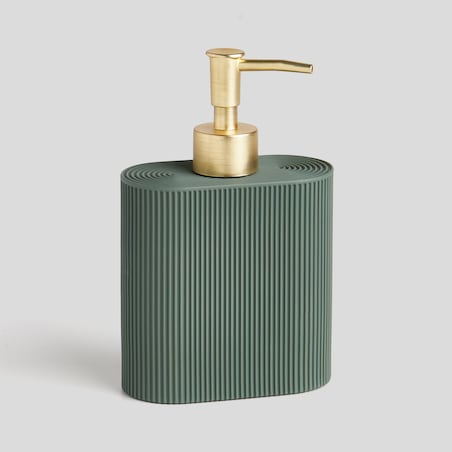 Ryflowany dozownik łazienkowy z masy żywicznej garita