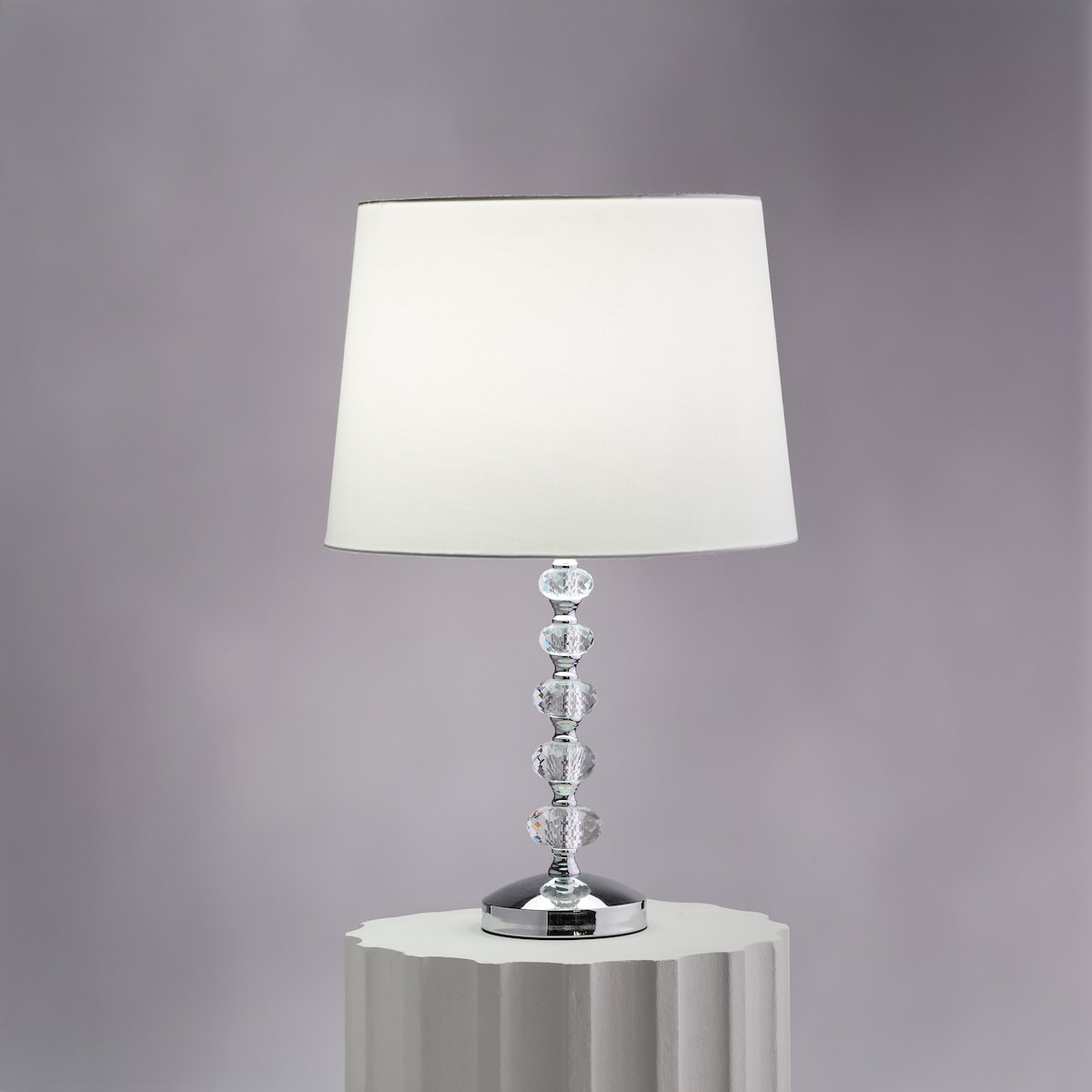 Lampa Stołowa Cristellis z motywem geometrycznym
