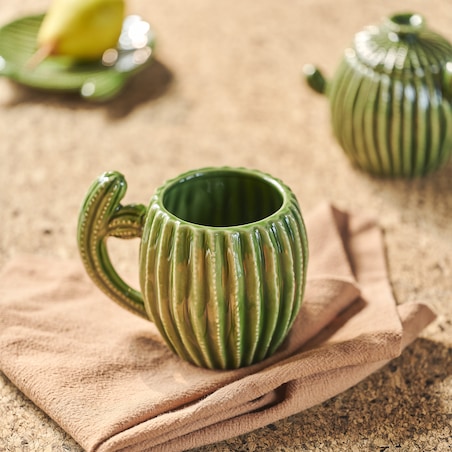 Kubek Cacti z motywem roślinnym