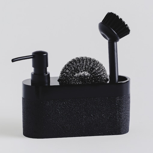 Dozownik Z Miejscem Na Gąbkę I Szczotką Bricko shiny