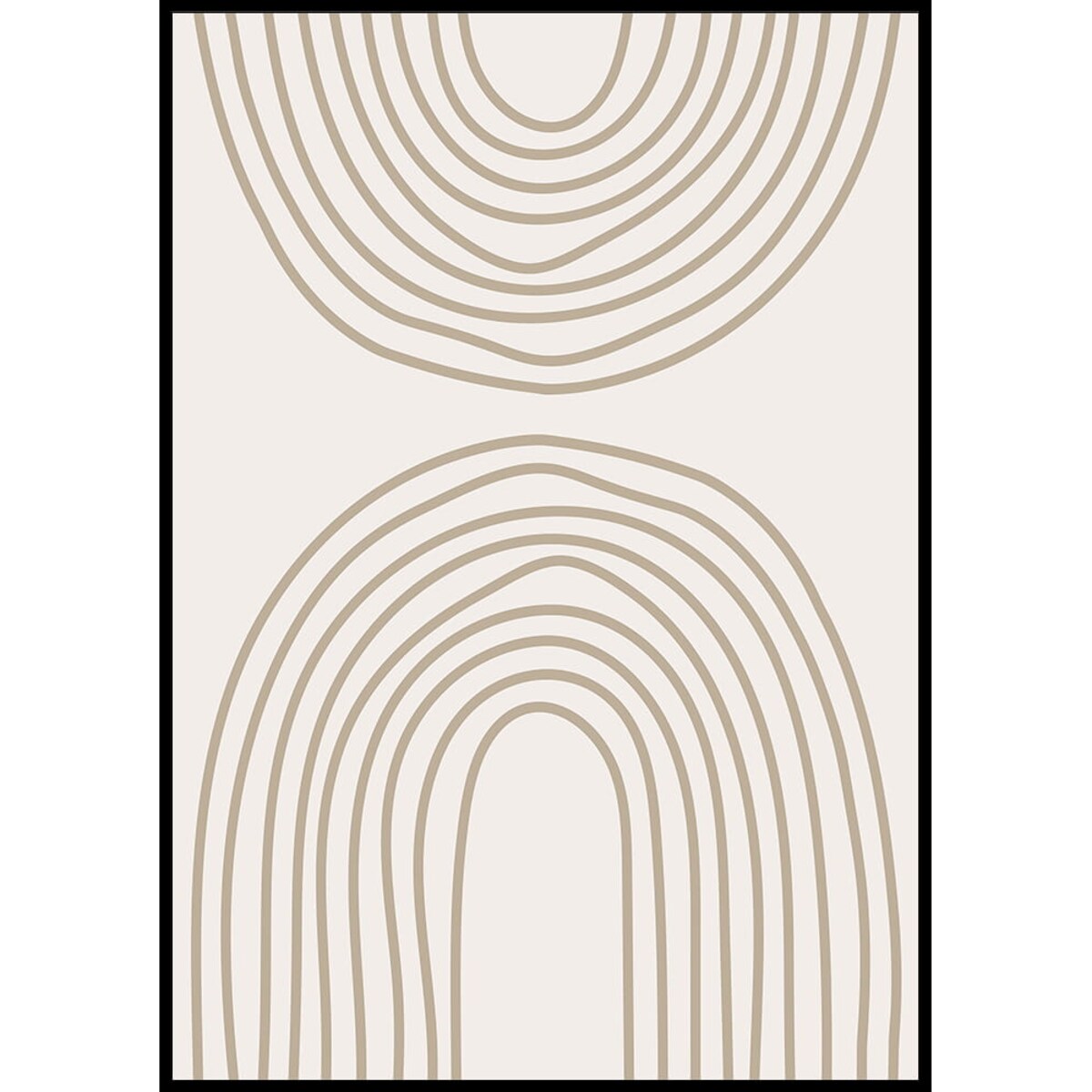 plakat painted lines 1 30x40 cm