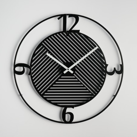 industrialny zegar ścienny teco ø 60 cm