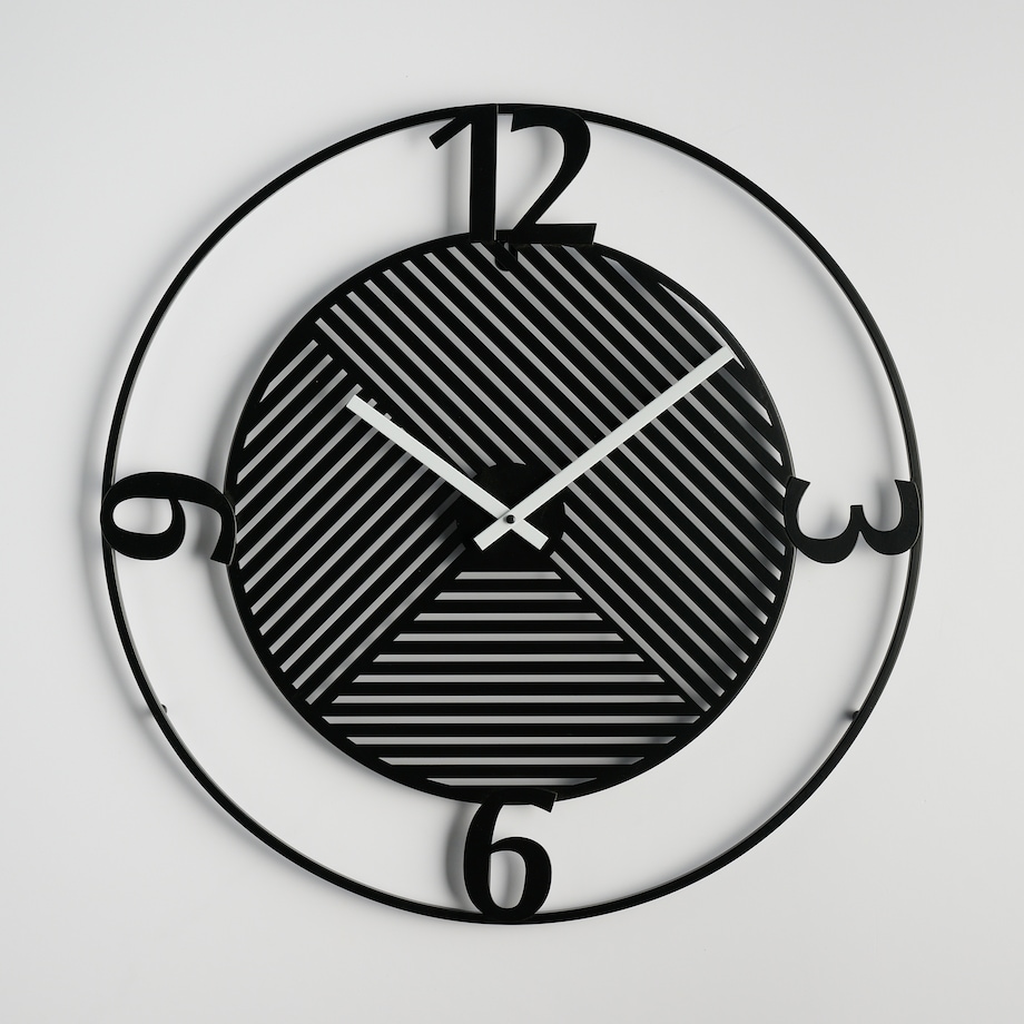 industrialny zegar ścienny teco ø 60 cm