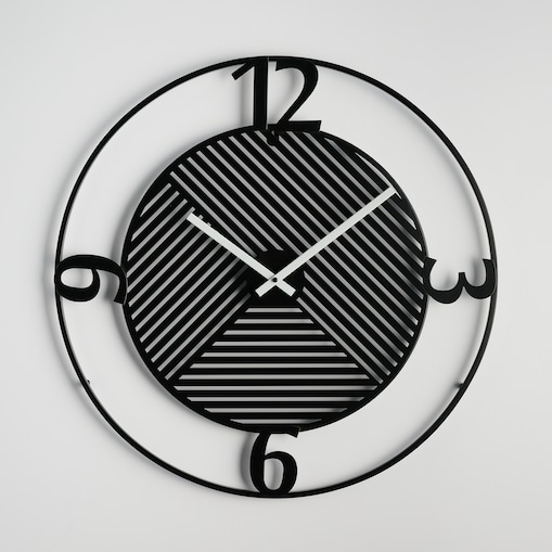 industrialny zegar ścienny teco ø 60 cm