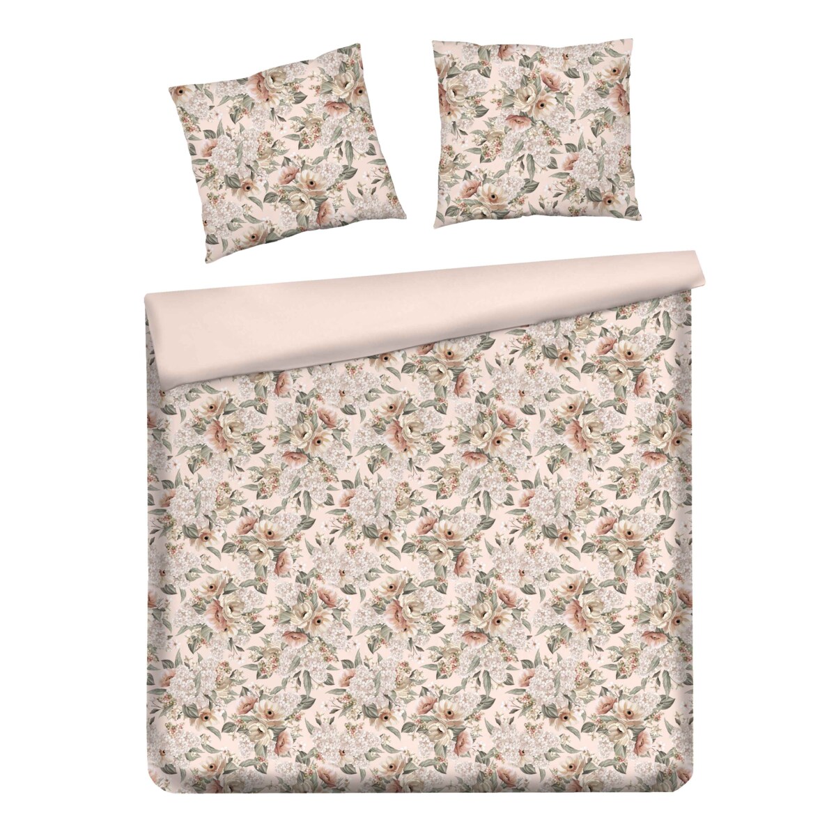 Pościel z bawełny satynowej Amorette 200x220 cm z wzorem kwiatowym