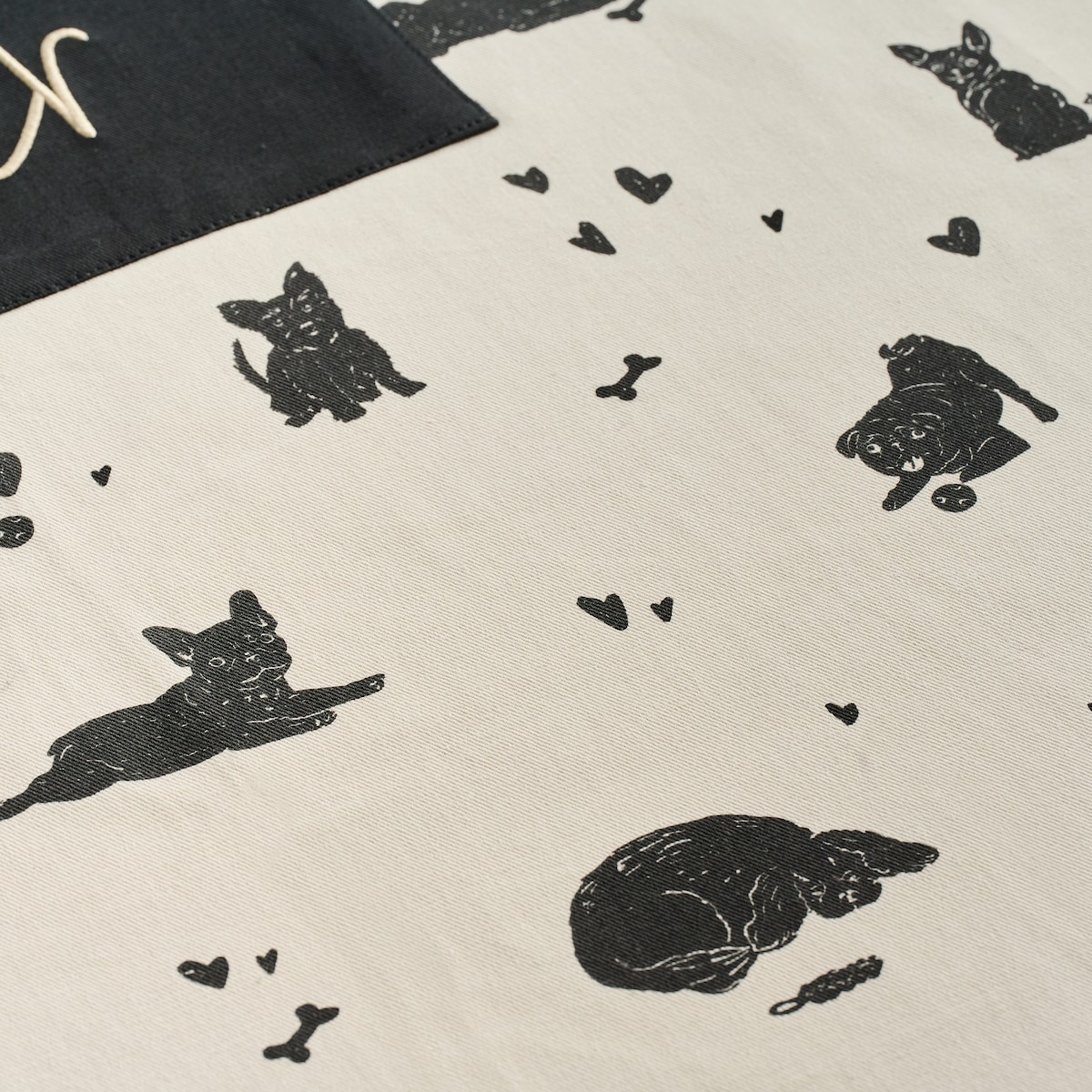 Fartuch Fafik 70x85 cm z motywem zwierzęcym