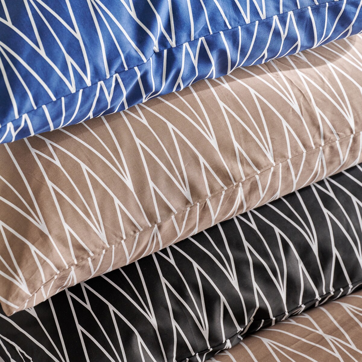 Pościel z bawełny satynowej Zinella 200x220 cm z motywem geometrycznym