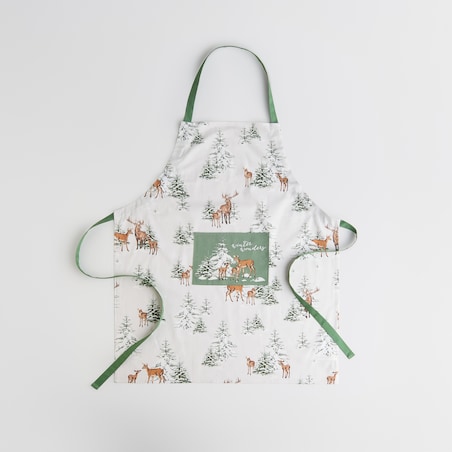 Fartuch Hirvos 70x85 cm z motywem zwierząt leśnych