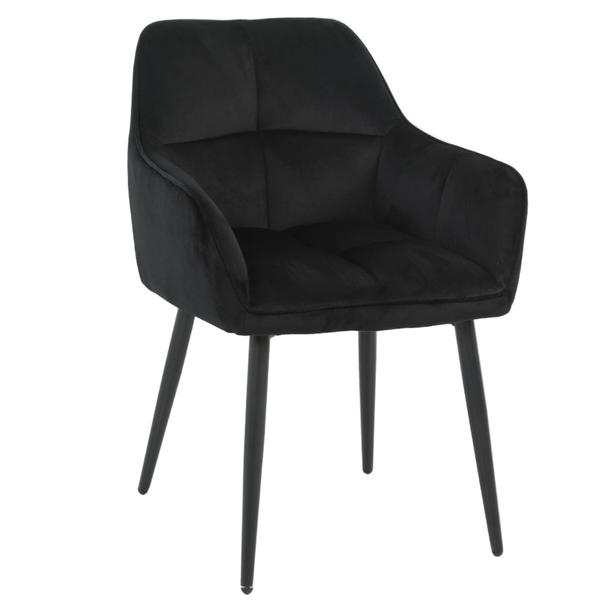 Krzesło welurowe tapicerowane ELIOR