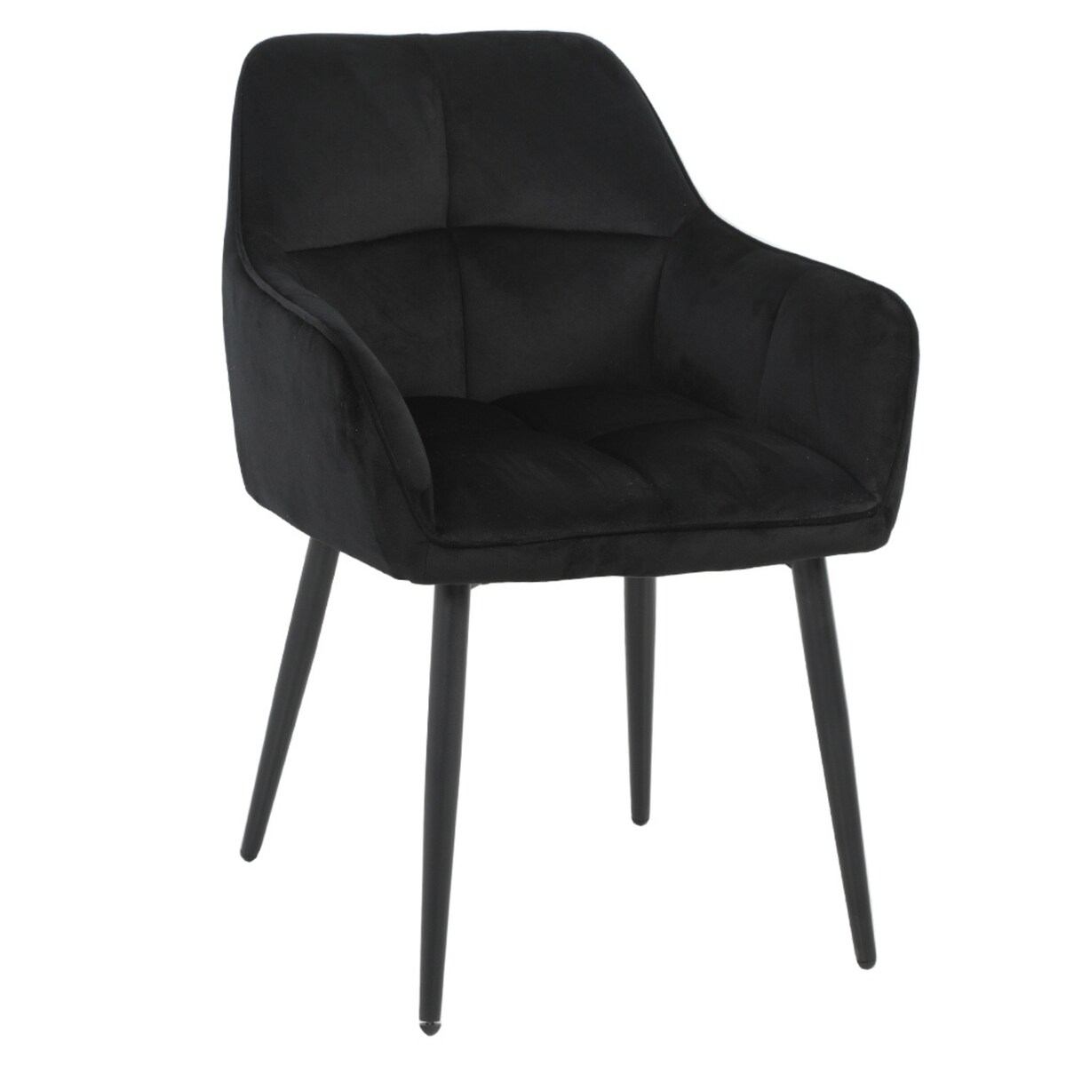 Krzesło welurowe tapicerowane ELIOR