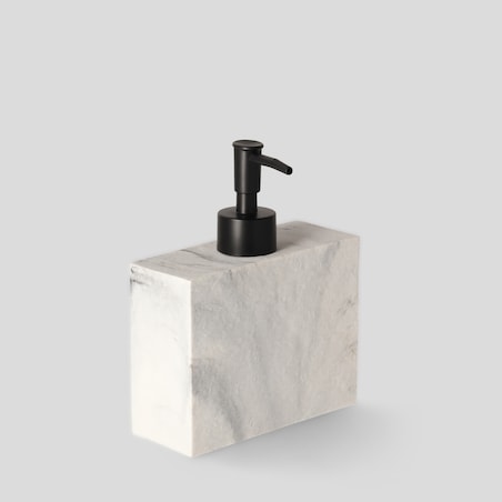 Dozownik łazienkowy z masy żywicznej marmurowy efekt piedra