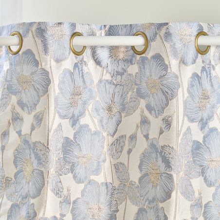 Zasłona Żakardowa Makowka 140x250 cm z motywem kwiatowym