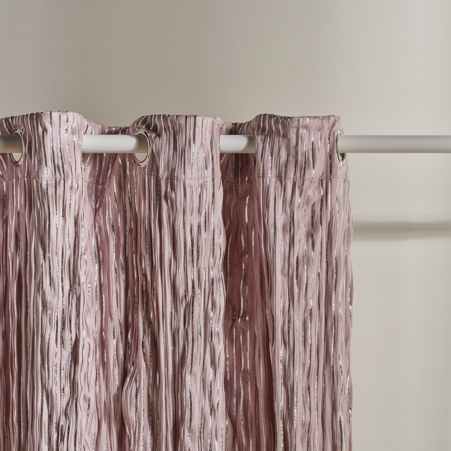 Zasłona Welwetowa Calama 140x250 cm w paski