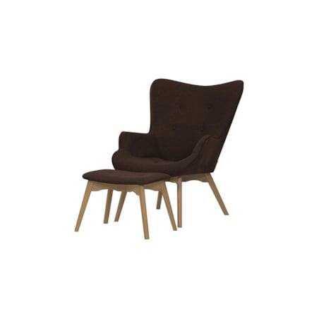 Fotel uszak z podnóżkiem Ducon-Malmo 28