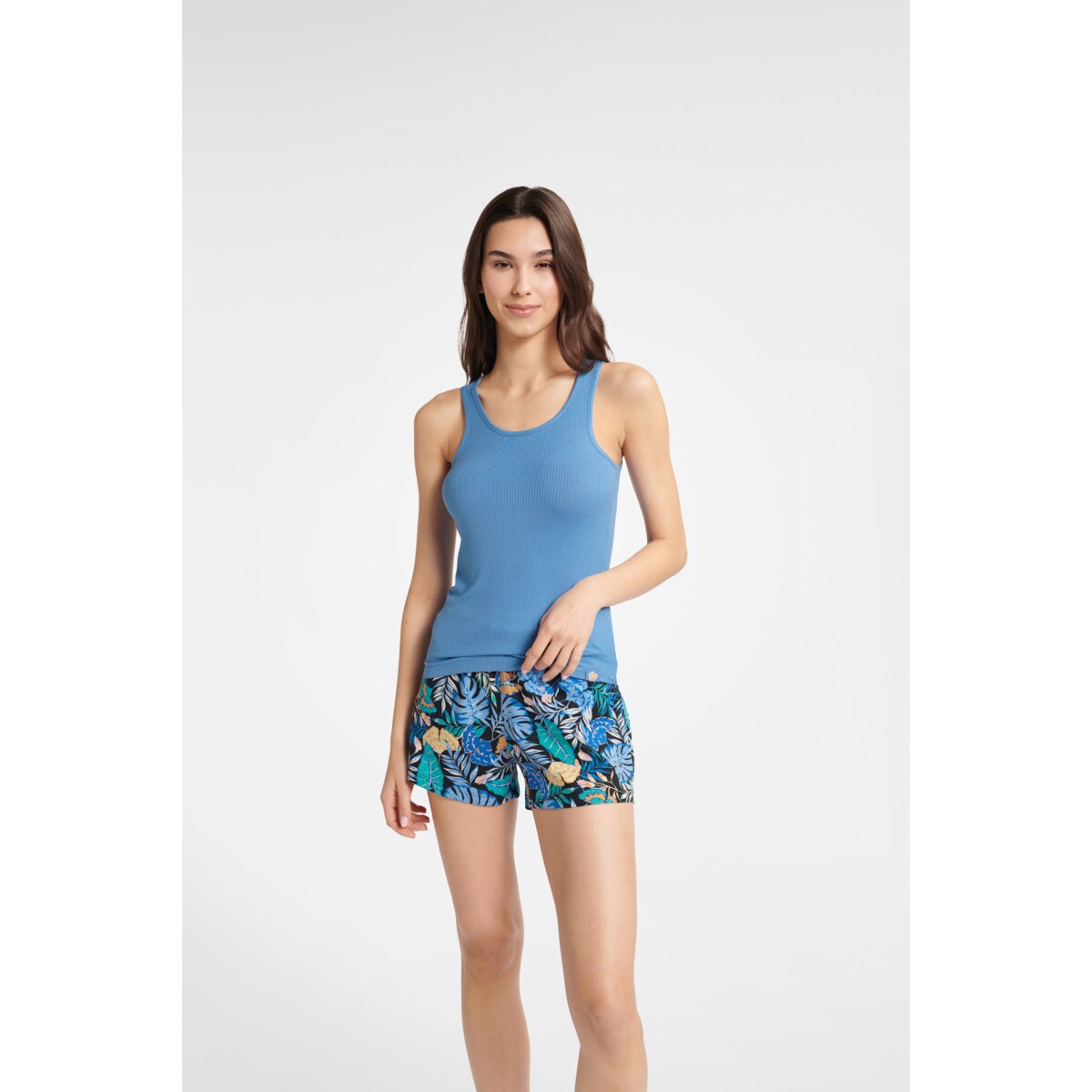 Piżama Baku 40627-55X Niebiska Niebieski, L