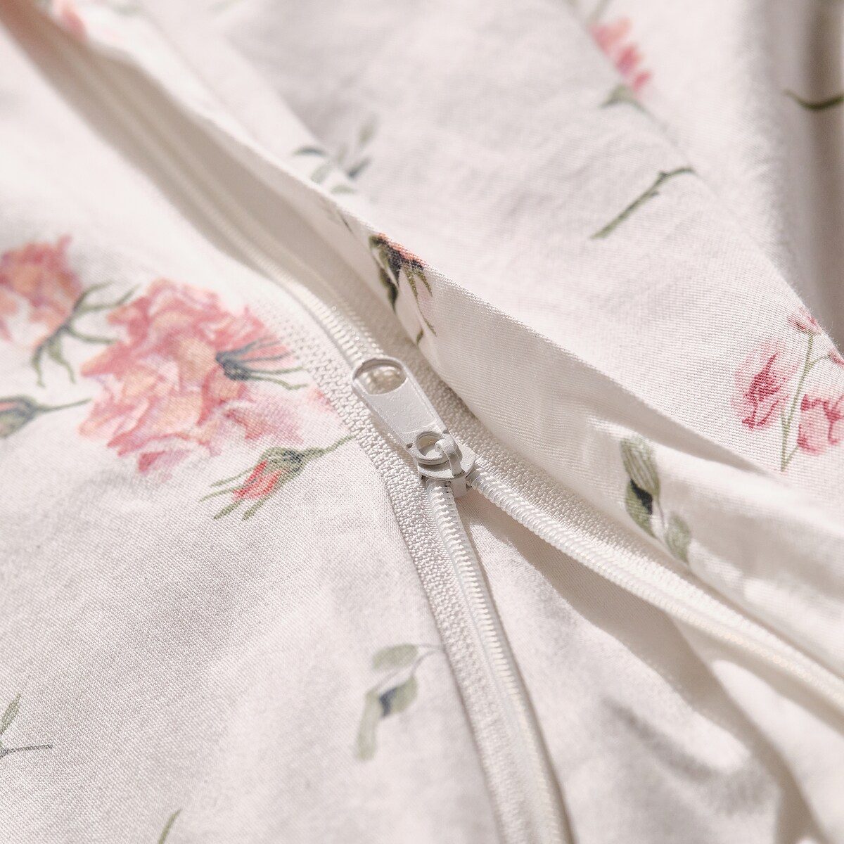 Pościel z bawełny satynowej Charyor 160x200 cm z motywem kwiatowym