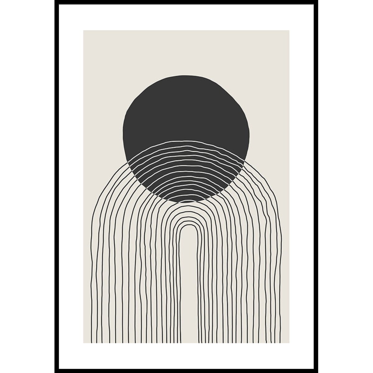 plakat arches and circle no 2 30x40 cm