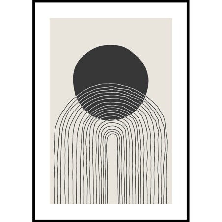 plakat arches and circle no 2 30x40 cm