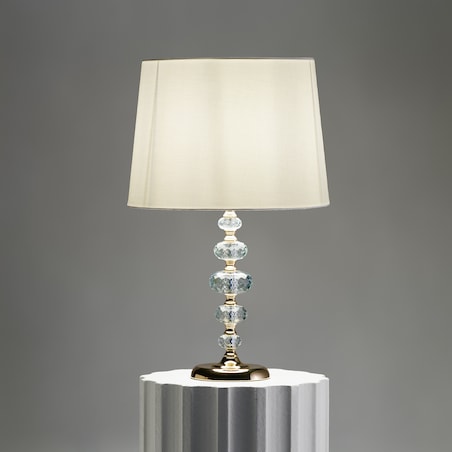 Lampa Stołowa Cristellis z motywem geometrycznym