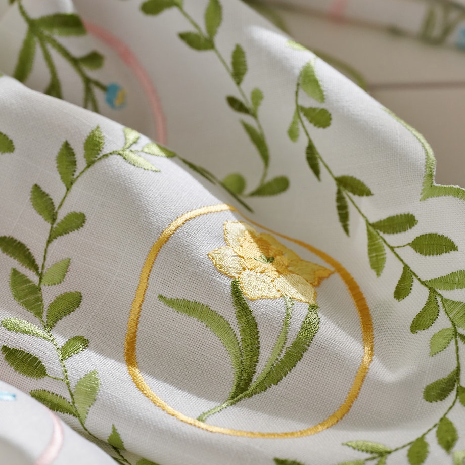 Bieżnik Haftowany Pisani 35x174 cm z motywem jajka