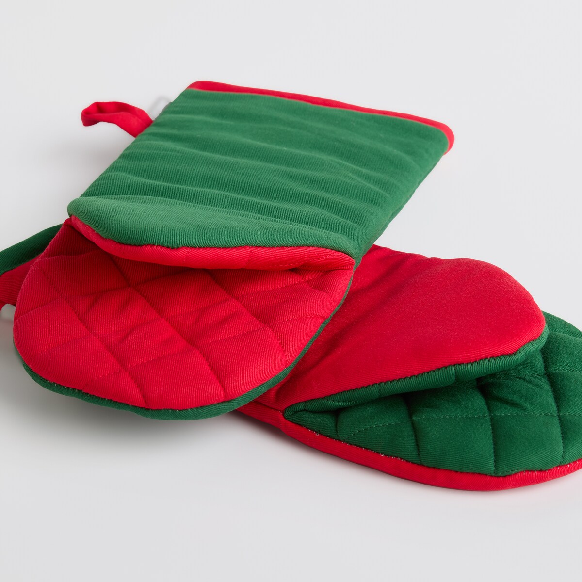 Komplet Rękawic Kuchennych Ginno 14x30 cm z motywem piernika