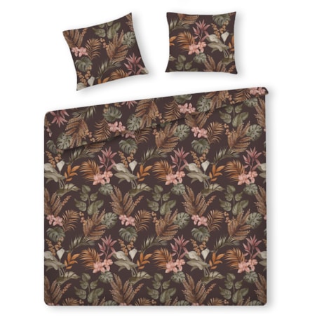 Pościel z bawełny satynowej Orchidea 160x200 cm