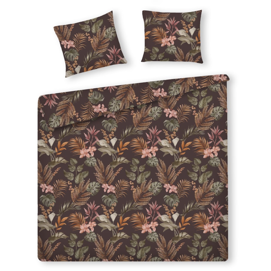 Pościel z bawełny satynowej Orchidea 160x200 cm