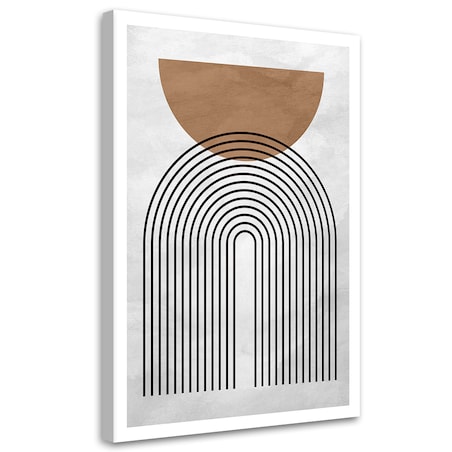 Obraz na płótnie, Geometryczne koła w stylu boho