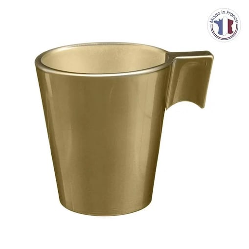 Filiżanka do espresso, 4 sztuki, złota, Iridescent, 80 ml