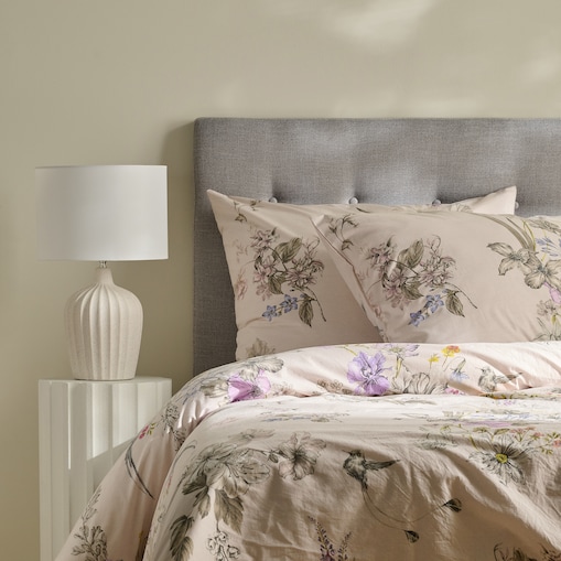 Pościel Bawełniana Vinetta 200x220 cm z motywem roślinnym