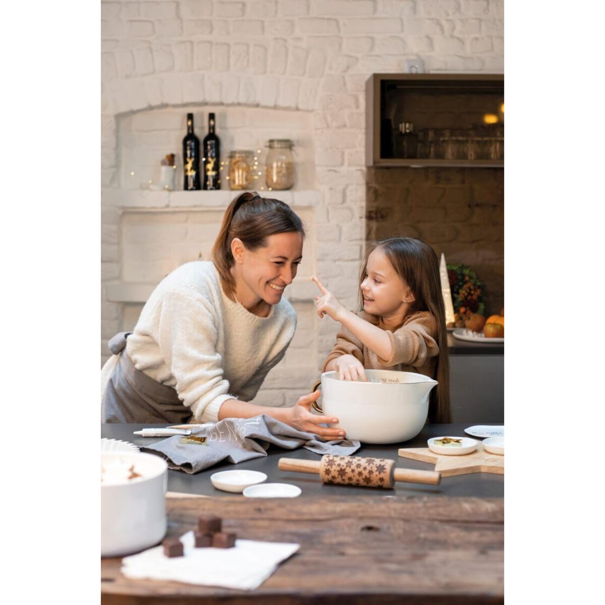 Wałek do ciasta Gwiazdki, 32.1 x 5.5 cm, Raeder