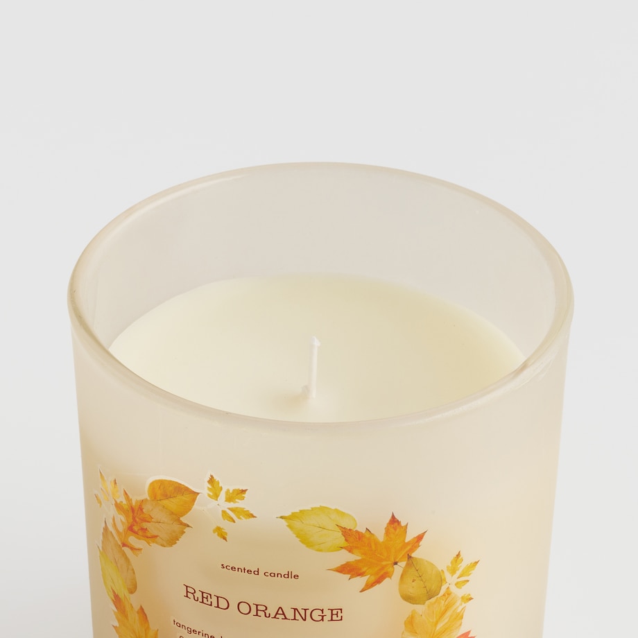 Świeca Zapachowa Listio z motywem liściastym