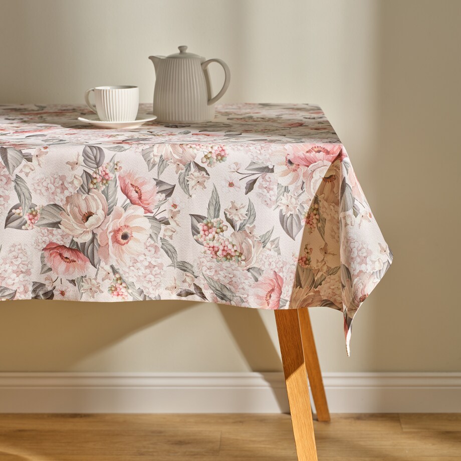 Obrus Drukowany Amorette 140x220 cm z motywem kwiatowym