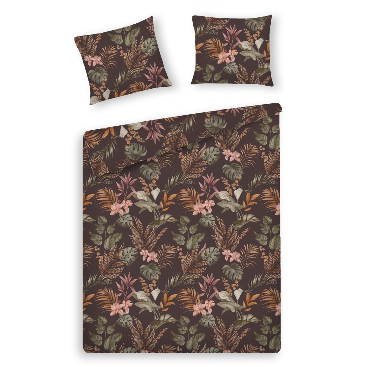 Pościel z bawełny satynowej Orchidea 200x220 cm