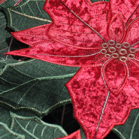 Bieżnik Poinsettia xmas 35x171 cm