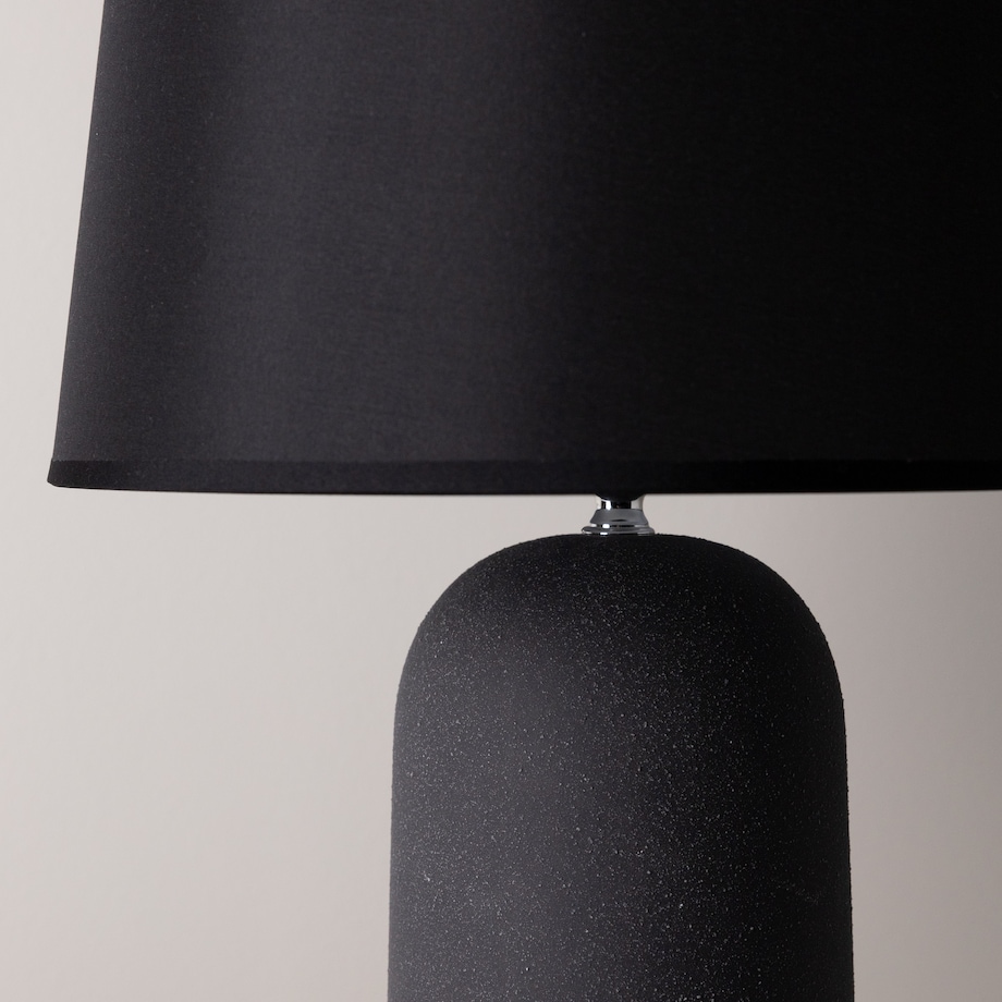 lampa stołowa z ceramiczną podstawą campi