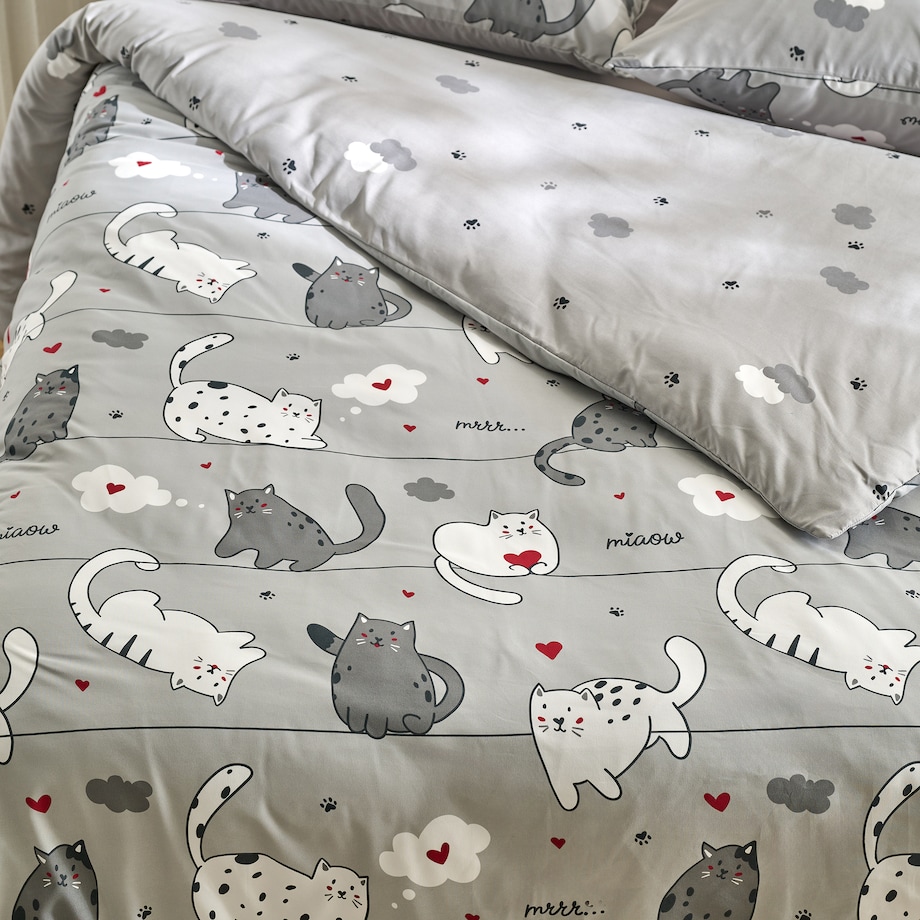 Pościel Z Mikrofibry Nuage 200x220 cm z motywem zwierzęcym