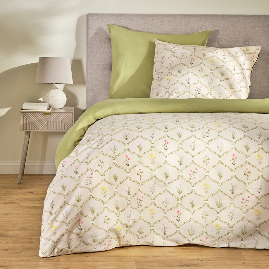 Pościel Bawełniana Vintagio 160x200 cm z motywem kwiatowym