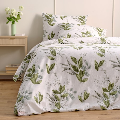 Pościel z kory Ralisosi 200x220 cm z motywem roślinnym