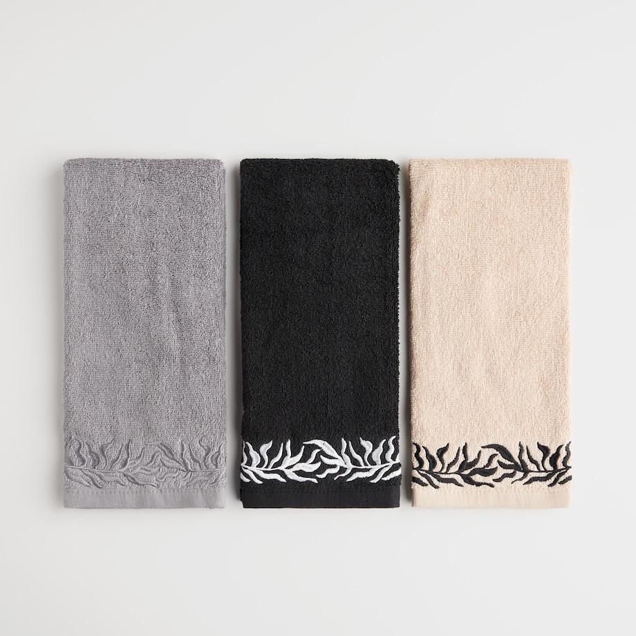 Ręcznik Kuchenny Kamea 40x60 cm z motywem roślinnym