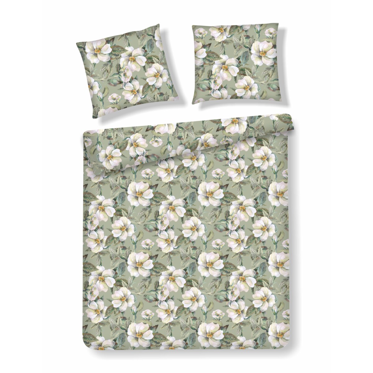 Pościel z bawełny satynowej Dunno 160x200 cm z wzorem kwiatowym