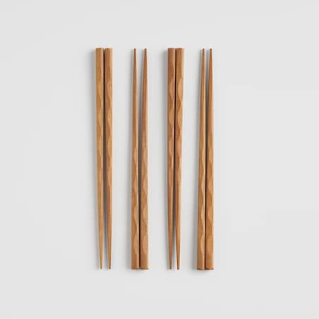 Zestaw 4 par pałeczek z drewna akacjowego Chopsticks