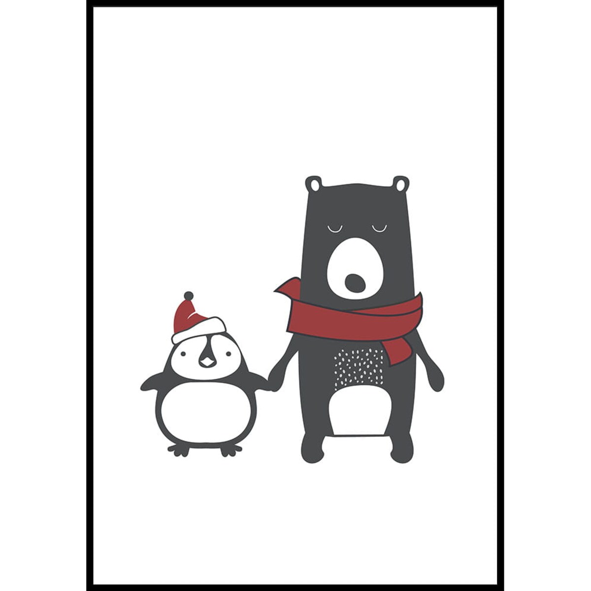 plakat gdzie te święta 70x100 cm