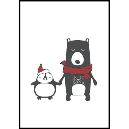 plakat gdzie te święta 70x100 cm