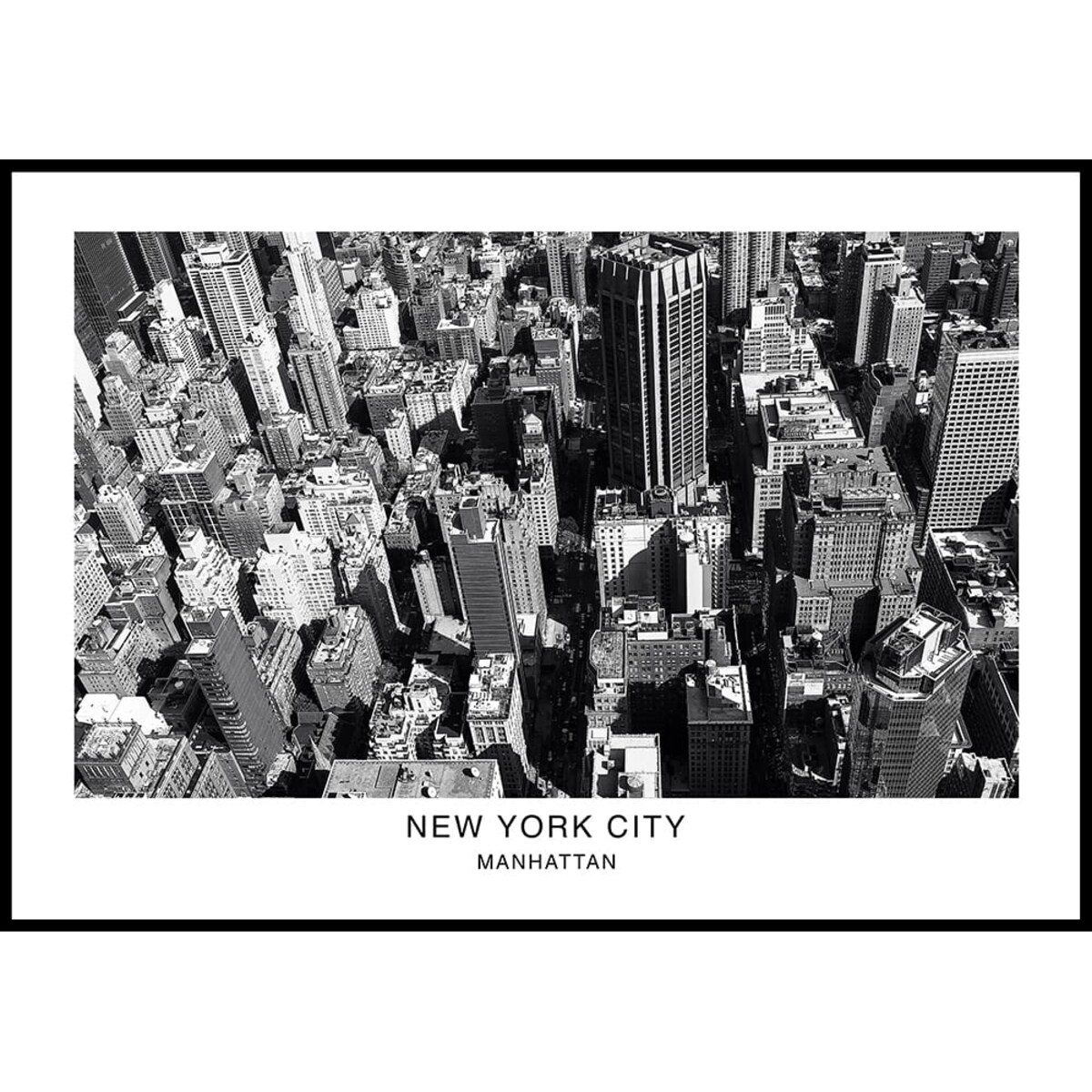 plakat manhattan nowy jork usa 21x30 cm