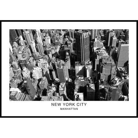 plakat manhattan nowy jork usa 21x30 cm