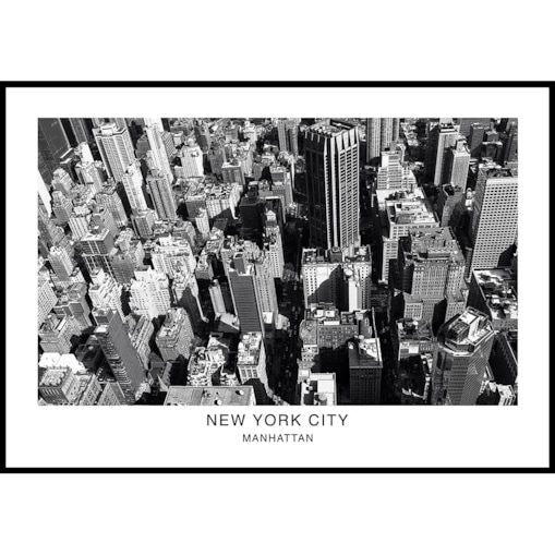 plakat manhattan nowy jork usa 21x30 cm